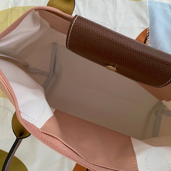 Longchamp Pink Foldable Tote Bag - Picture 6 of 8